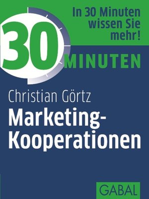 cover image of 30 Minuten Marketing-Kooperationen